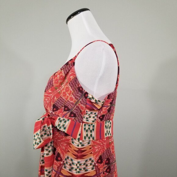 NEW  W Work To Weekend Hippie Boho Top Sz 10 Sleeveless Babydoll Chemise Blouse - Picture 3 of 13